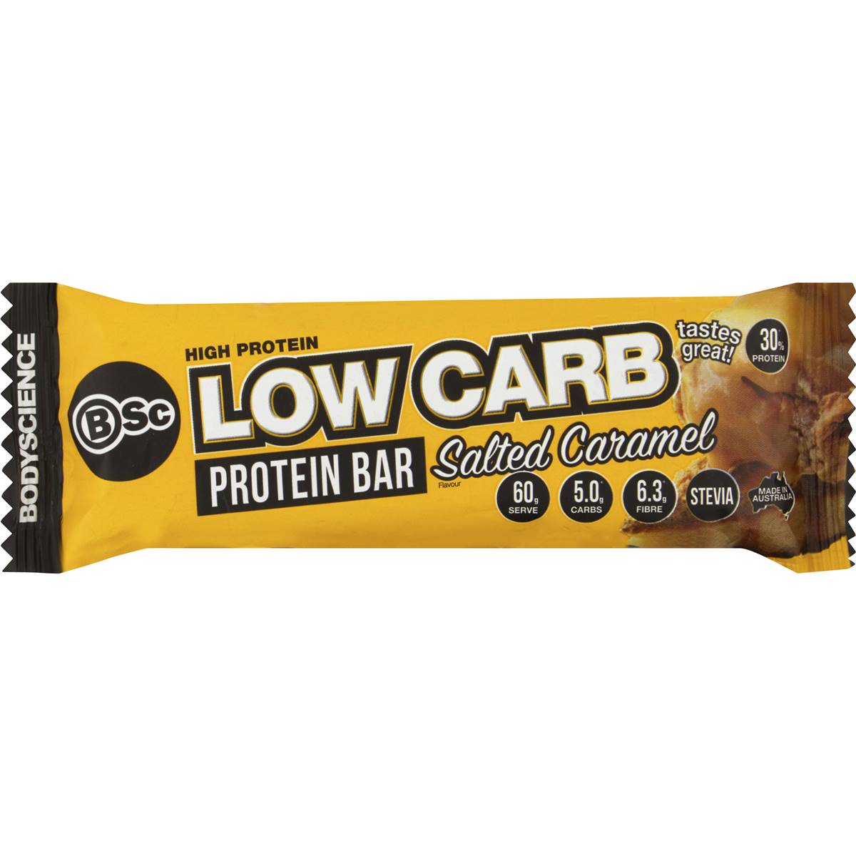 BSC High Protein Low Carb Bar Salted Caramel 60g
