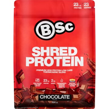 BSc Shred Protein Powder Chocolate 800g