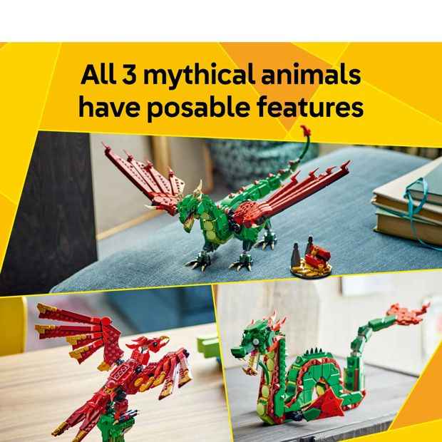 LEGO® Creator 3in1 Medieval Dragon 31161
