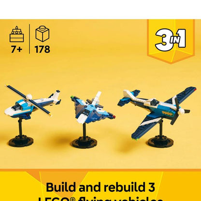 LEGO® Creator 3in1 Aircraft: Race Plane 31160