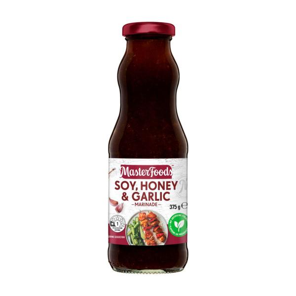 MASTERFOODS MARINADE:HONEY SOY GARLIC:.:375 GRAM