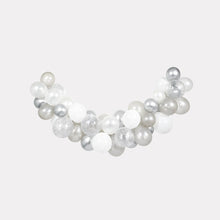 Silver Confetti Balloon Garland