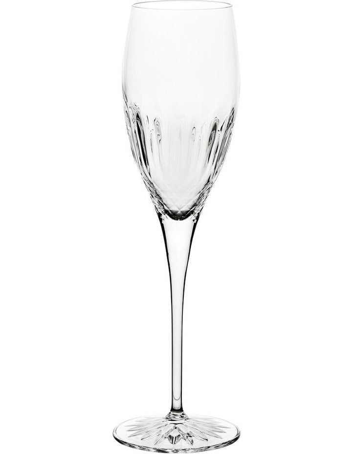 Diamante Set of 4 Prosecco Flute 220ml in Clear