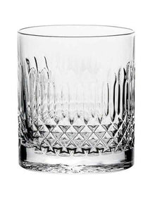 Diamante Double Set of 4 Old Fashioned Glass 380ml in Clear