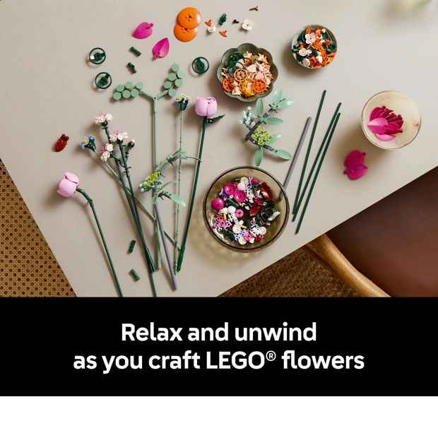 LEGO® Botanicals Pretty Pink Flower Bouquet 10342