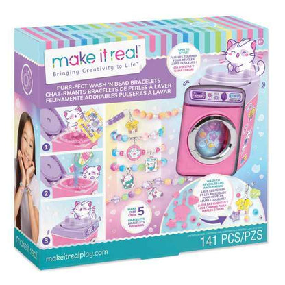 Make It Real - Purrrfect Wash N Bead- Bracelet Kit
