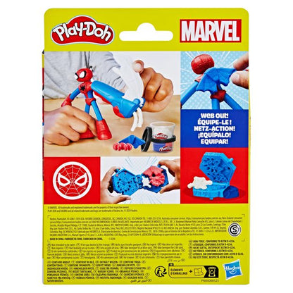 Spider Hero Figure with Dough and Web-Making Tool