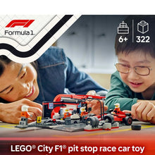 LEGO® City F1® Pit Stop & Pit Crew with Ferrari Car 60443