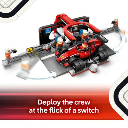 LEGO® City F1® Pit Stop & Pit Crew with Ferrari Car 60443