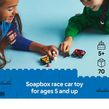 LEGO® City Pizza vs. Fire Truck Race Car Pack 60458