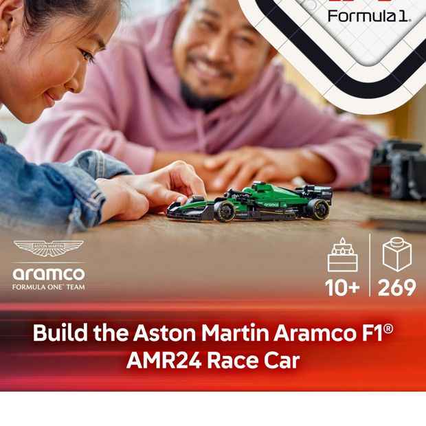 LEGO® Speed Champions Aston Martin Aramco F1® AMR24 Race Car 77245