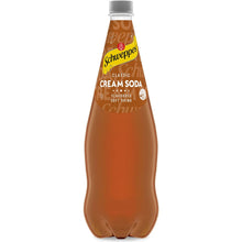 Schweppes Traditional Brown Creaming Soda Soft Drink Bottle 1.1l