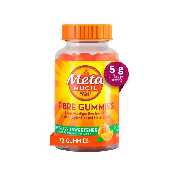 METAMUCIL FIBRE GUMMIES 72PK