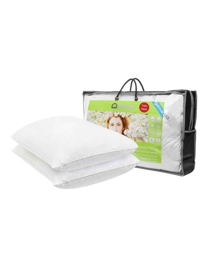 Double Down Surround Pillow 2 Pack in White