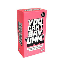 You Can't Say Umm Game