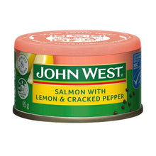 JOHN WEST SALMON LEMON CRACKED PEPPER 95 GRAM