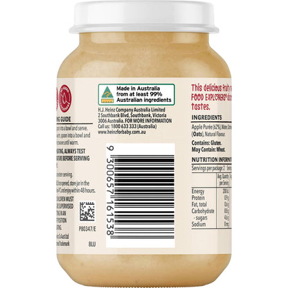 Heinz Baby Food Apple & Oatmeal 6+ Months 170g