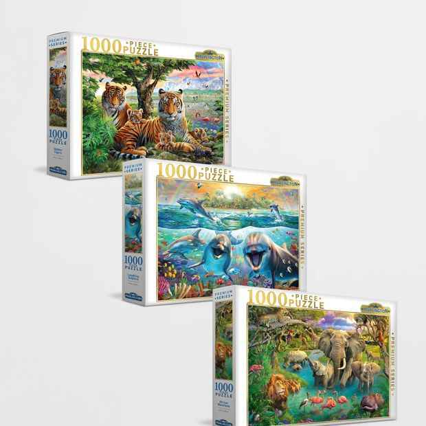 Harlington 1000 Piece Jigsaw Puzzle, - Animals & Nature - Assorted*