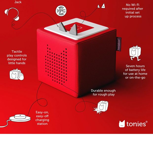 Tonies - Toniebox - Playtime Puppy Starter Set - Red