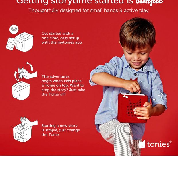Tonies - Toniebox - Playtime Puppy Starter Set - Red