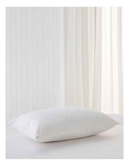 Classic Cool Dry Comfort Medium Density Pillow in White