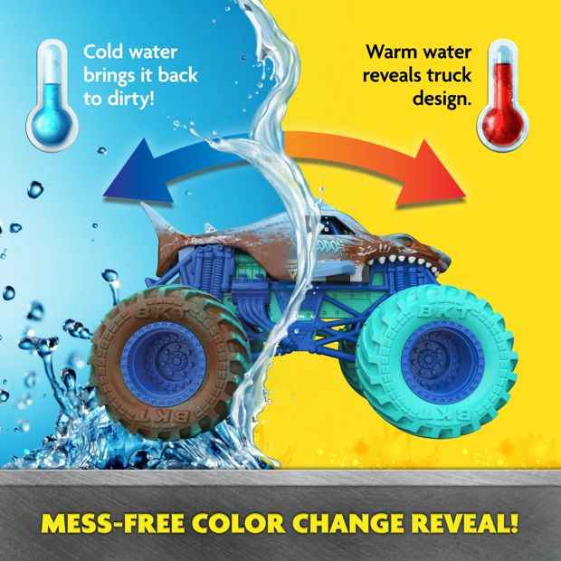 Monster Jam 1:64 Mud Blasters - Assorted