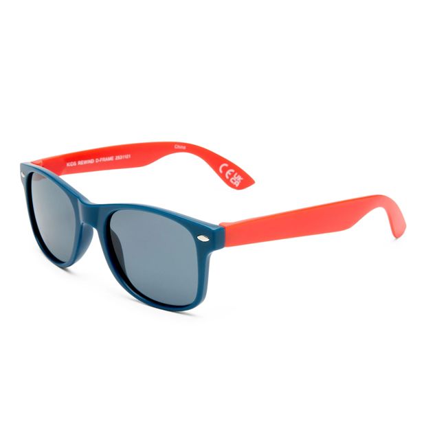 Sunshades Kids Sunglasses, Matte Navy/Red
