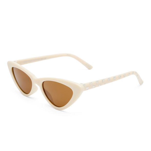 Sunshades Kids Sleek Cat-Eye Sunglasses, Ivory Herts