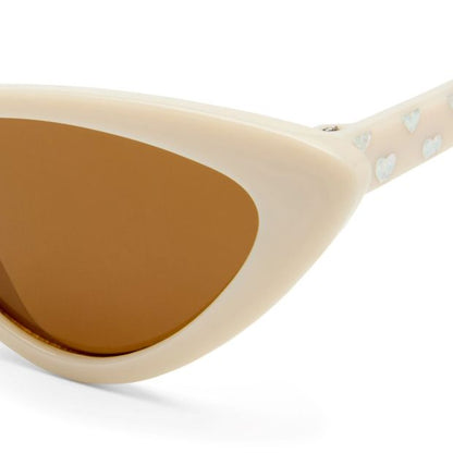 Sunshades Kids Sleek Cat-Eye Sunglasses, Ivory Herts