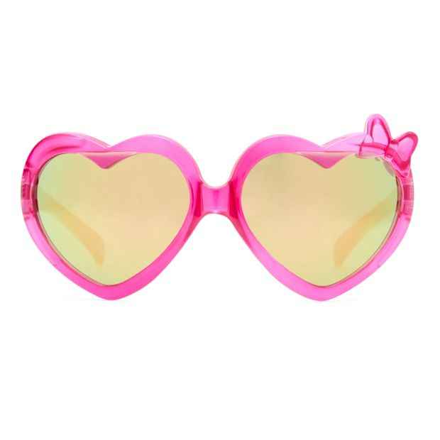 SOLARIZED® Kids Heart Wrap Sunglasses, Hot Pink