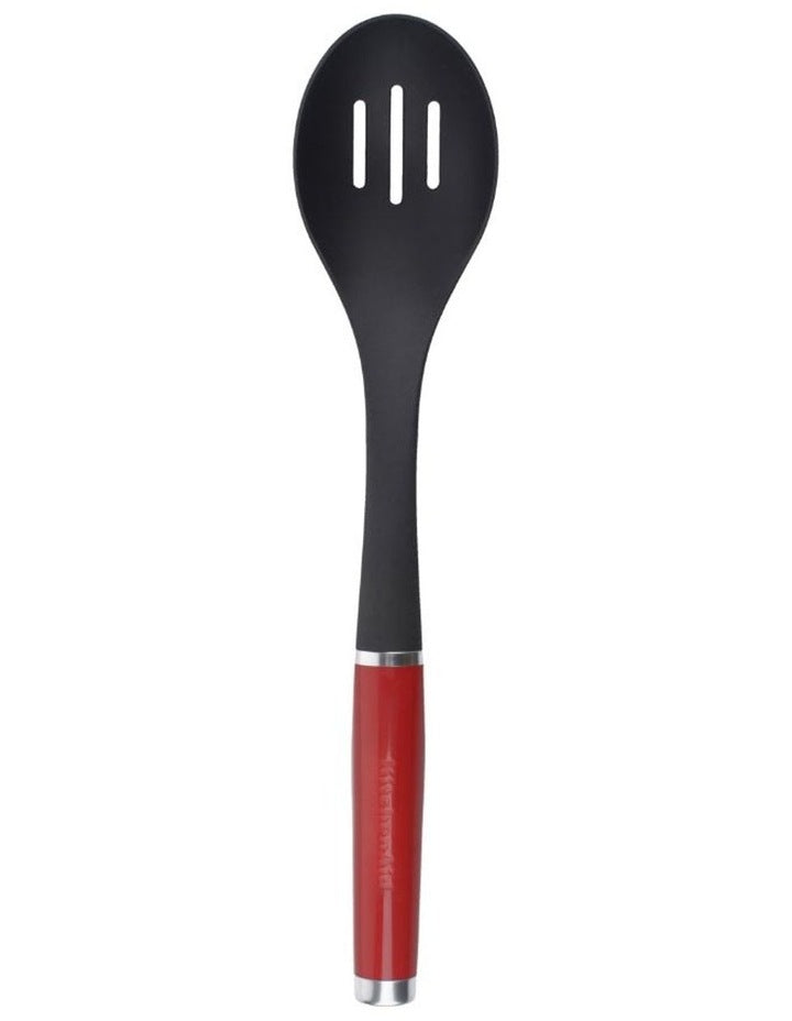 Classic Nylon Slotted Spoon in Red