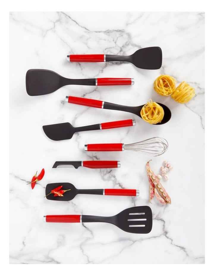 Classic Silicone Spoon Spatula in Red