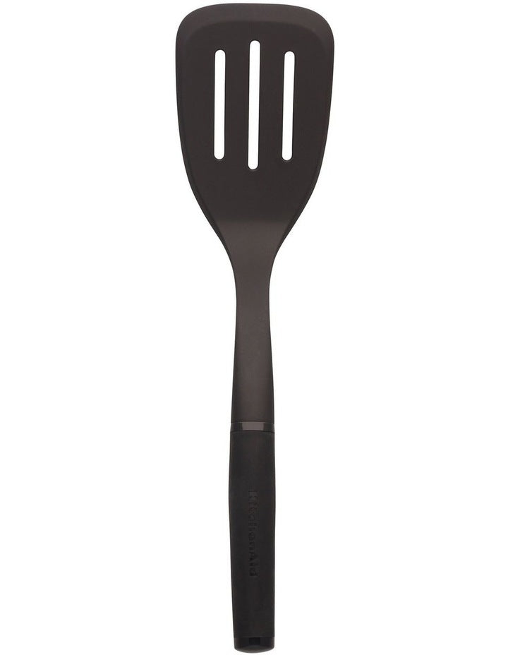 Soft Touch Nylon Slotted Turner in Black