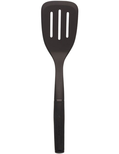 Soft Touch Nylon Slotted Turner in Black