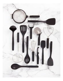 Soft Touch Nylon Ladle in Black