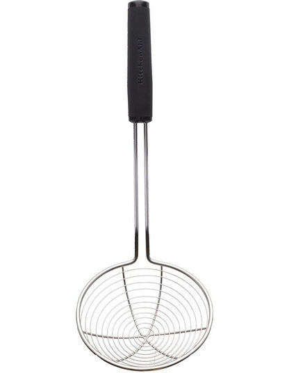 Soft Touch Wire Strainer in Black