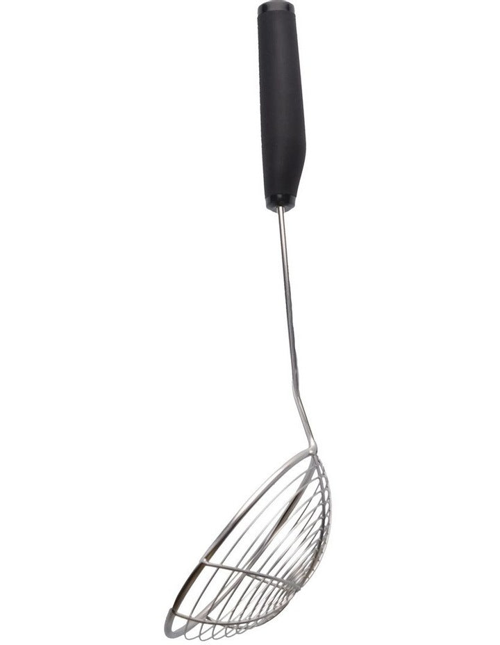 Soft Touch Wire Strainer in Black