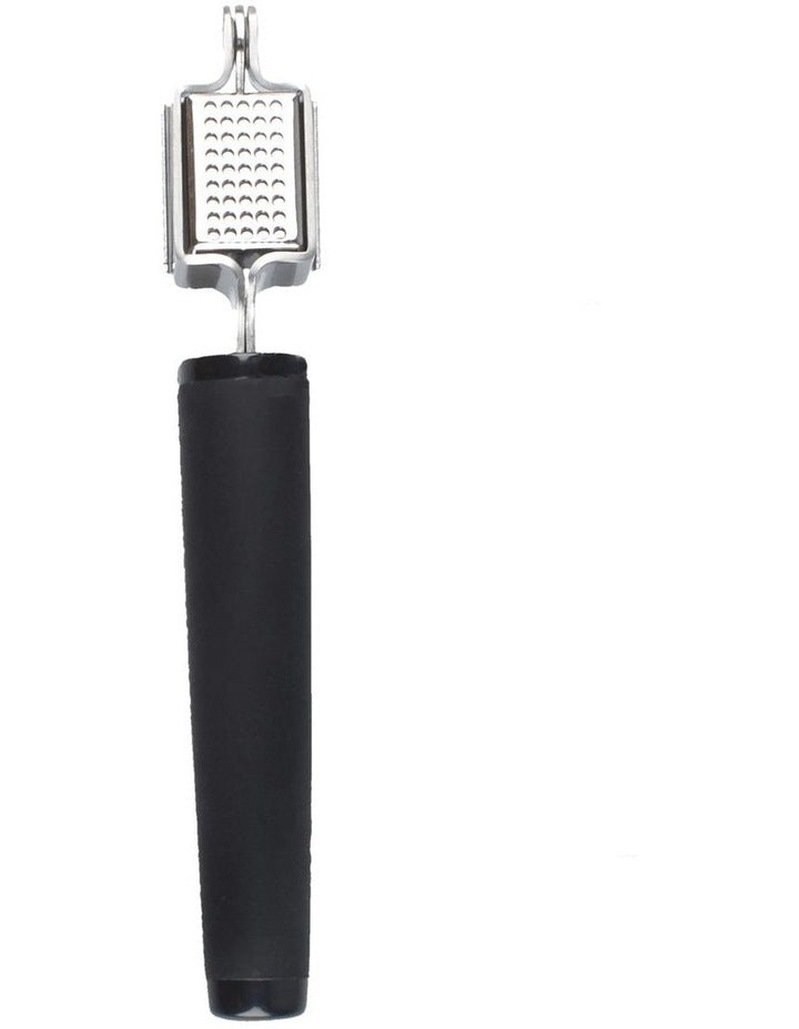 Soft Touch Garlic Press in Black