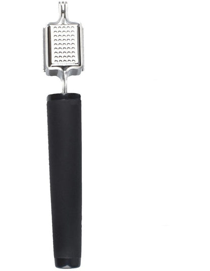 Soft Touch Garlic Press in Black