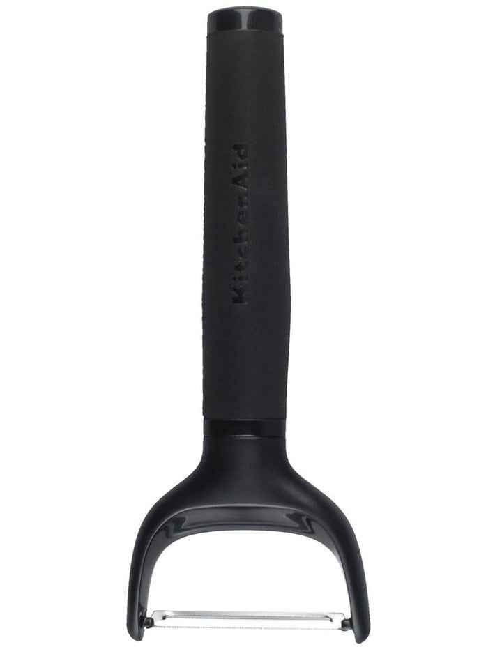 Soft Touch Y Peeler in Black