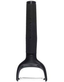 Soft Touch Y Peeler in Black