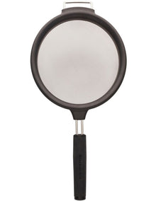 Soft Touch 17.5cm Strainer in Black
