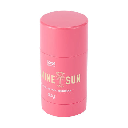 OXX Bodycare Jasmine Sun Summer Solstice Deodorant 50g - Floral, Vanilla and Musk Scent