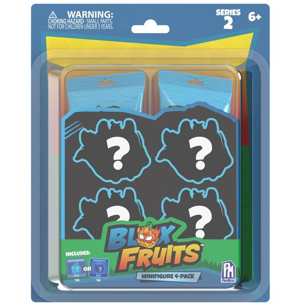 4 Pack Blox Fruits Mystery Minifigure Figure - Assorted