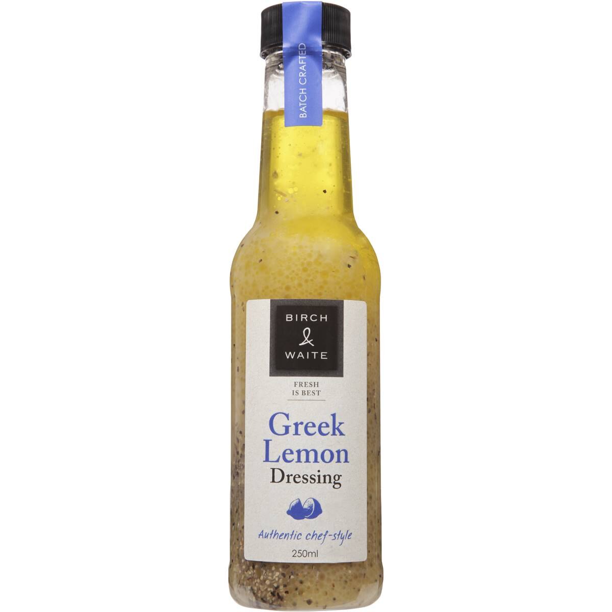 Birch & Waite Greek Lemon Dressing 250ml