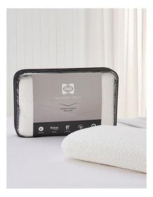 Memory Rest Memory Foam Traditional Pillow in White