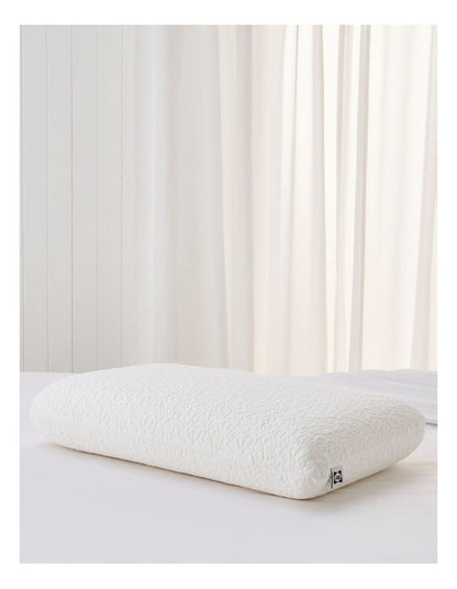 Memory Rest Memory Foam Traditional Pillow in White