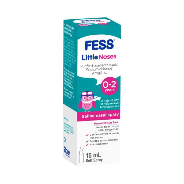FESS LITTLE NOSES SALINE NASAL SPRAY 15ML