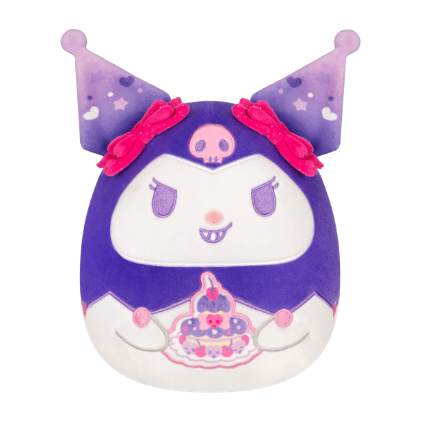 Squishmallows 20cm Sanrio My Melody & Kuromi 50Th Anniversary Plush - Assorted