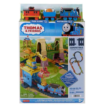 Thomas & Friends Adventures with Thomas & Brake Car Bruno Motorized Toy Train & Track Set